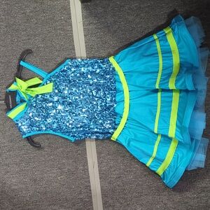 Turquoise Dance Costume 13675